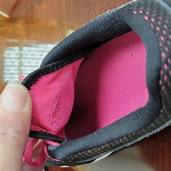 NIKE Flex 2014 Run Black & Pink 6.5 Shoes Sports - Picture 10 of 11